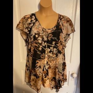 Cocomo Floral Top NWT